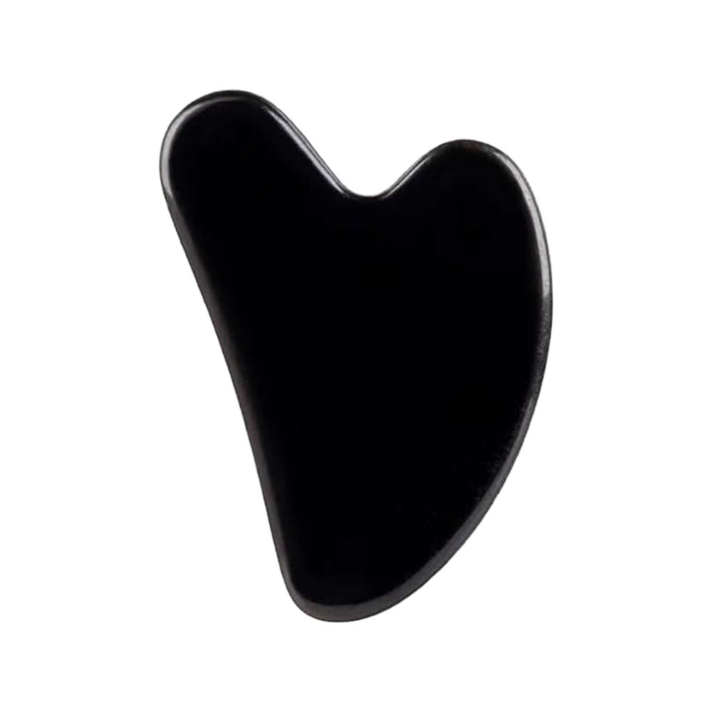 Black Obsidian Gua Sha Face Massage Tool For Face and Neck Glowing Skin
