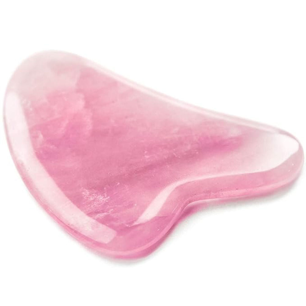 Rose Quartz Gua Sha Face Massage Tool For Face and Neck Glowing Skin