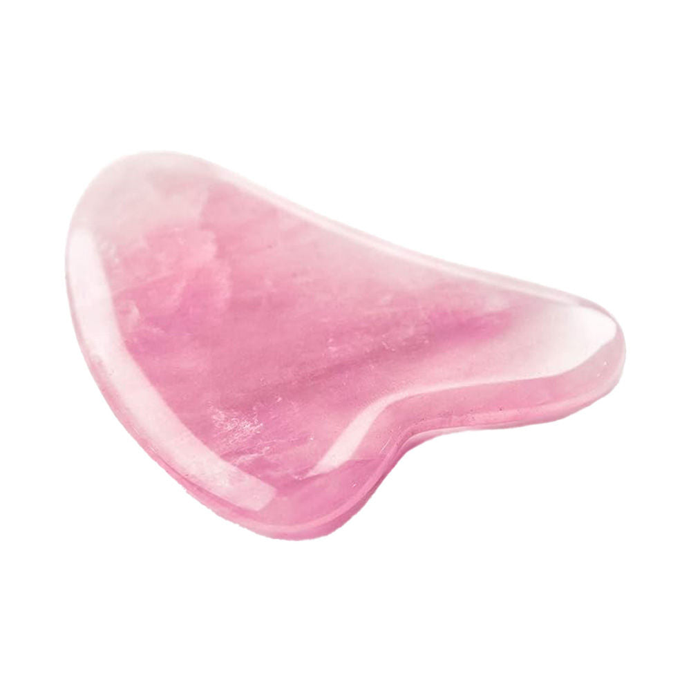 Rose Quartz Gua Sha Face Massage Tool For Face and Neck Glowing Skin