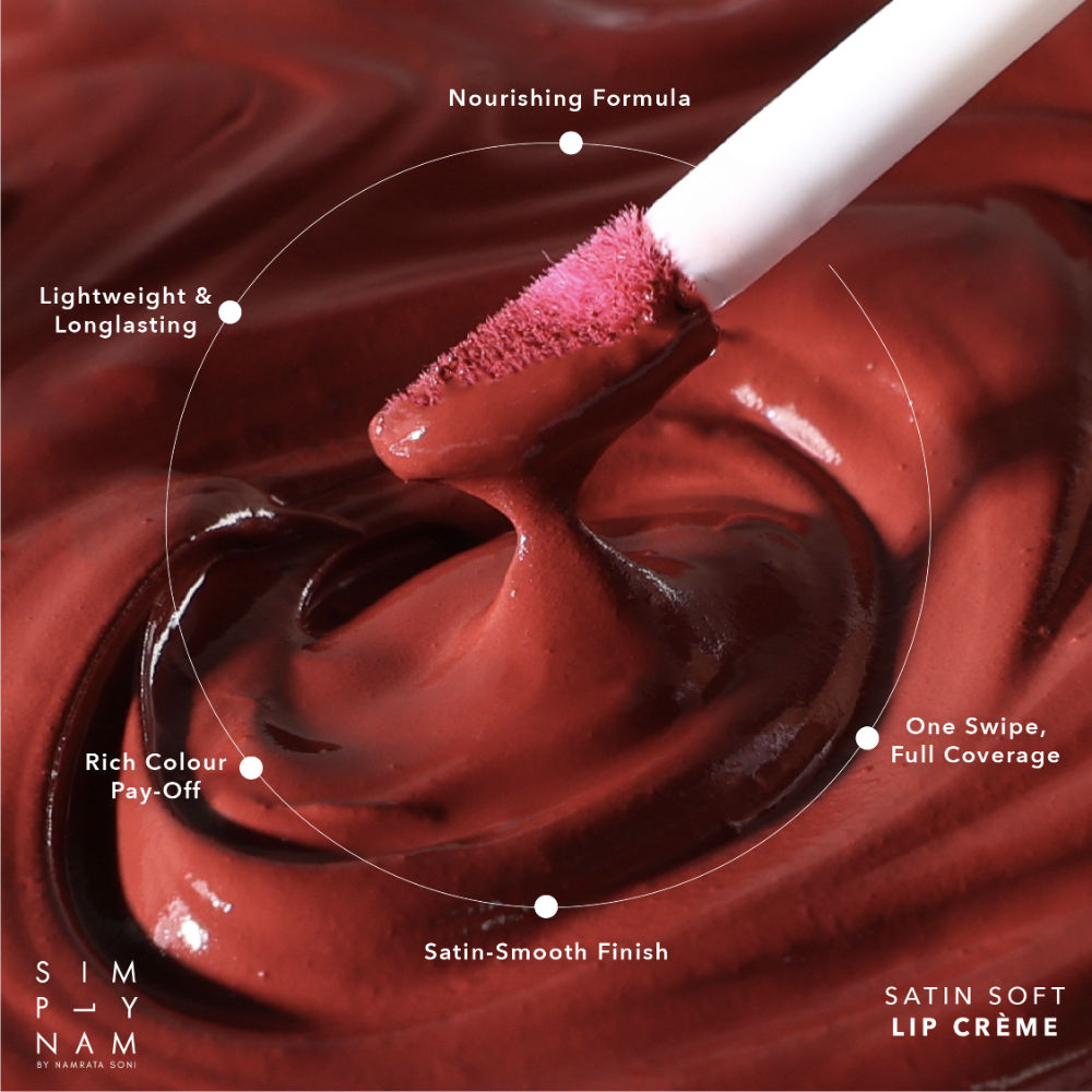 Satin Soft Lip Creme, Hydrating, Botanical Colour for Everyday Lips