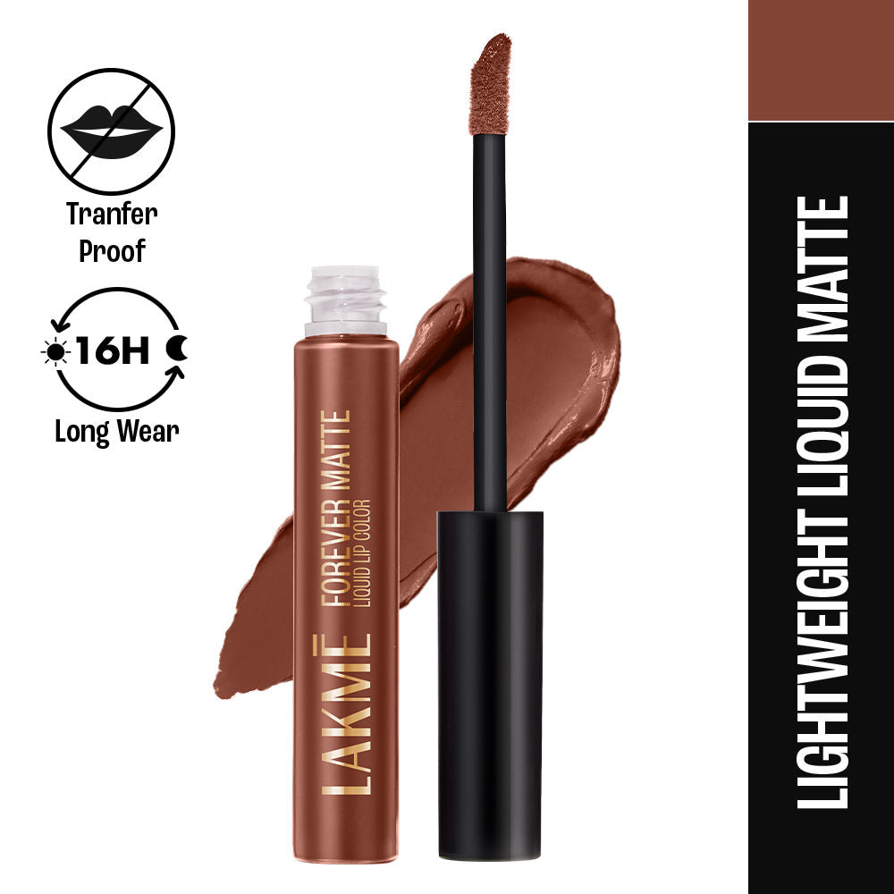 Forever Matte Liquid Lip Color, 16Hr Lipstick, Lightweight & Transferproof - Nude Twist