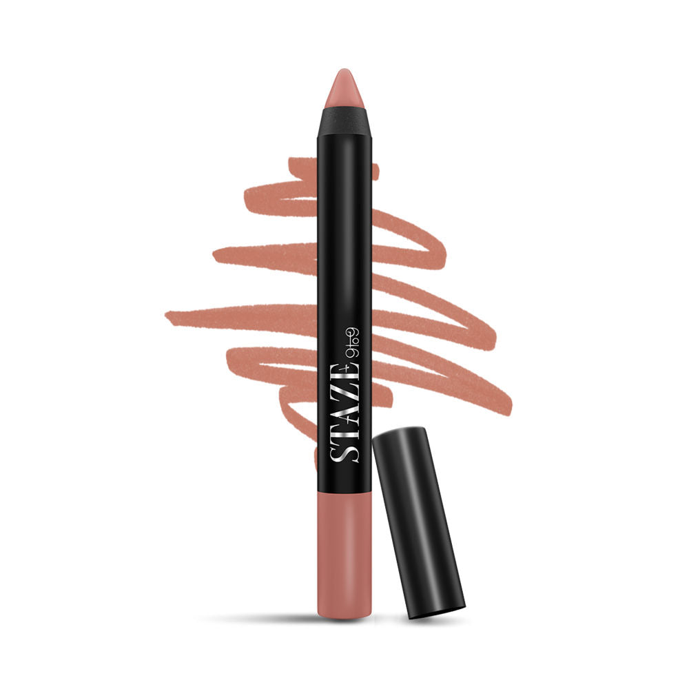9 To 9 Pout On Matte and Smudgeproof Lip Crayon - 03 Nude Beach