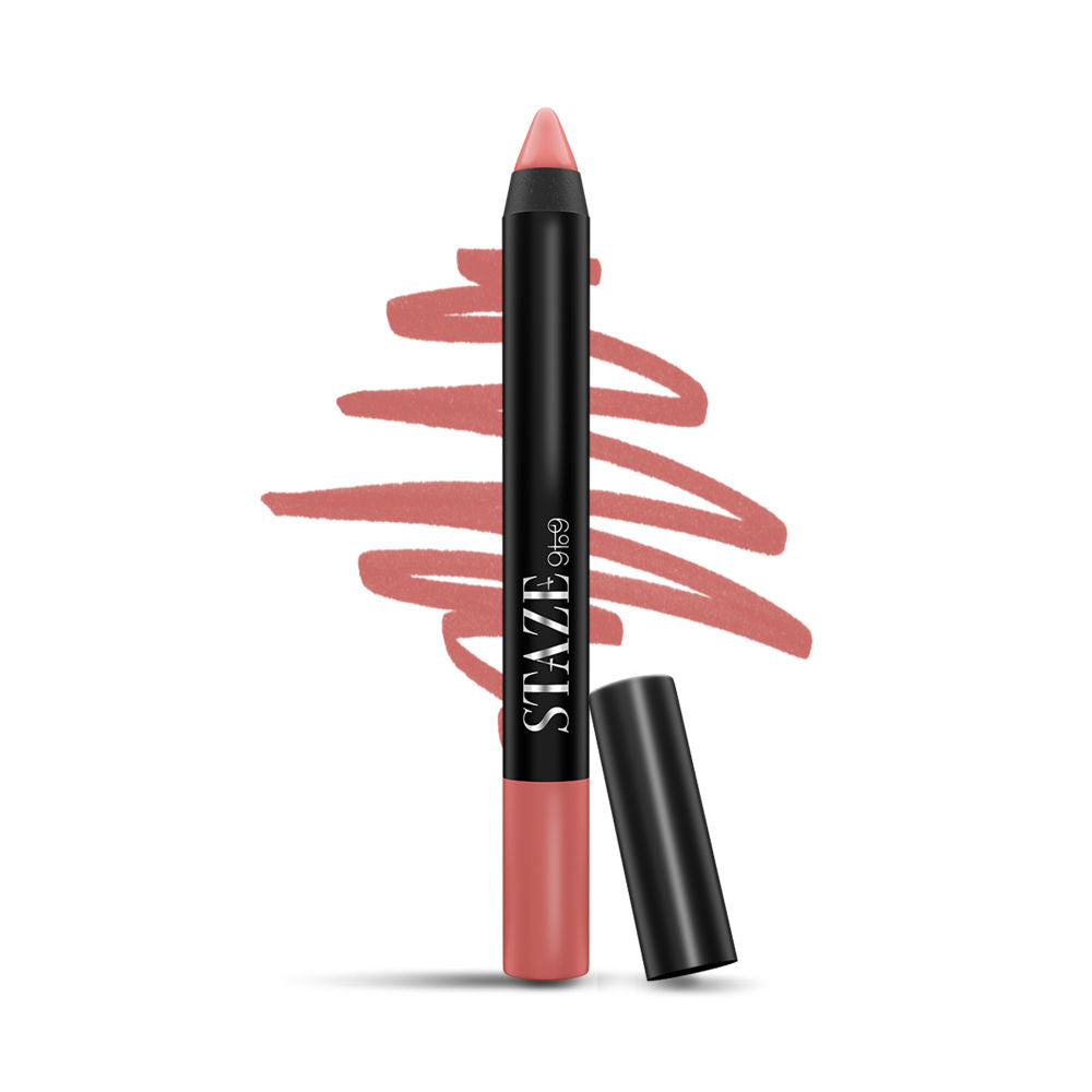 9 To 9 Pout On Matte and Smudgeproof Lip Crayon - 07 Oh My Pink