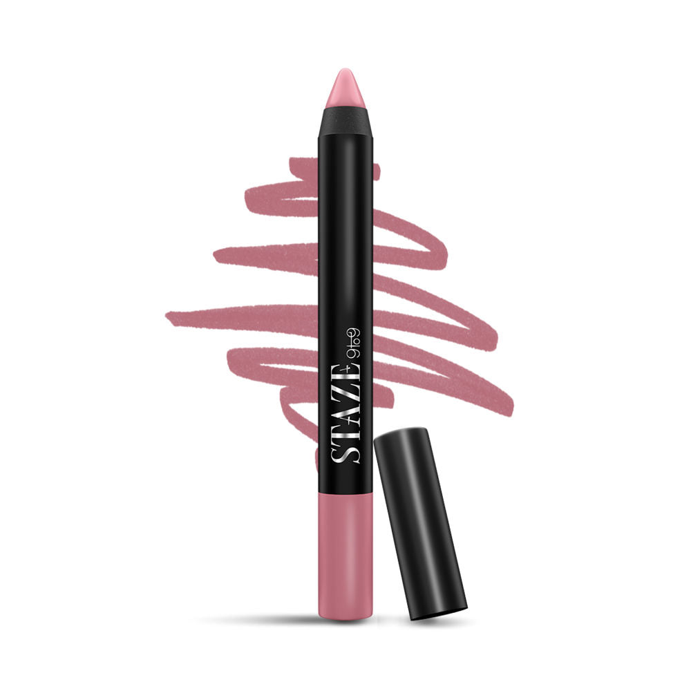 9 To 9 Pout On Matte and Smudgeproof Lip Crayon - 09 Mauve On