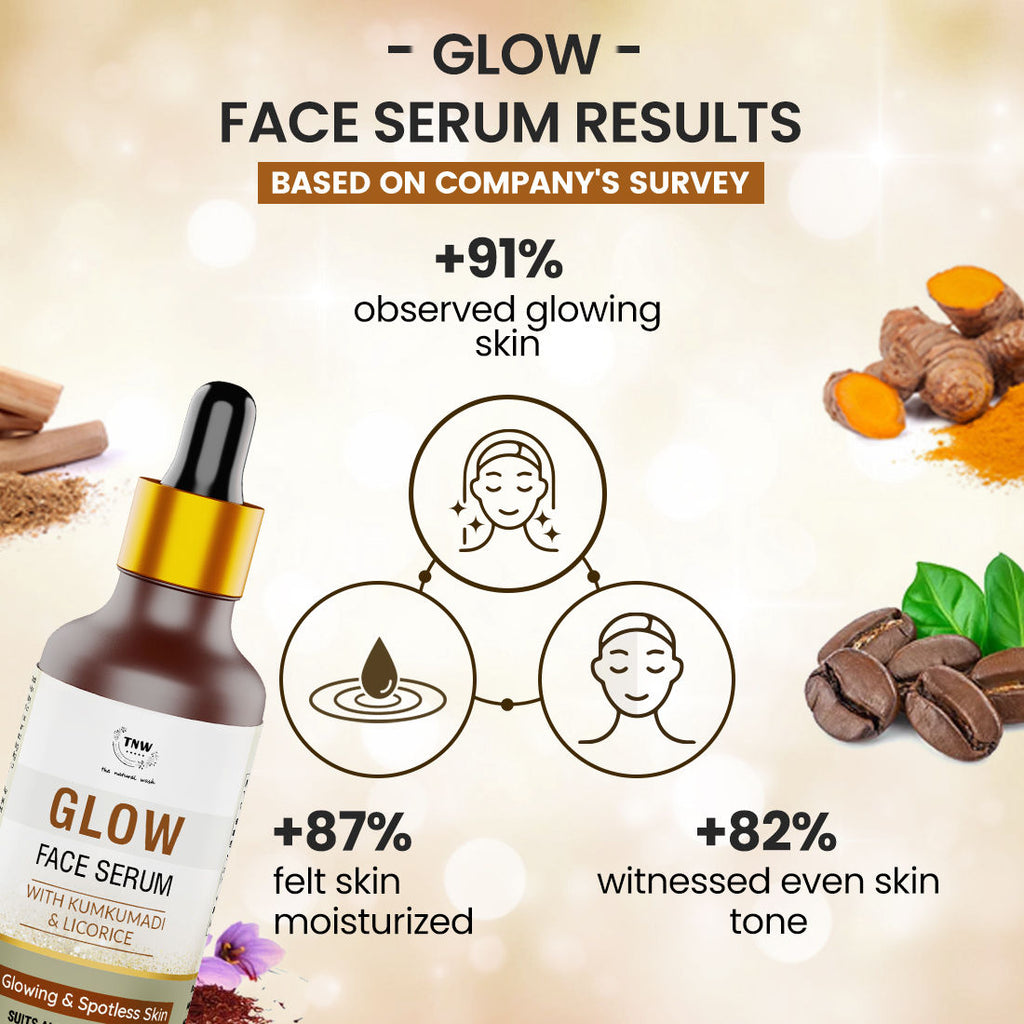 Kumkumadi & Licorice Glow Face Serum for Glowing & Spotless Skin