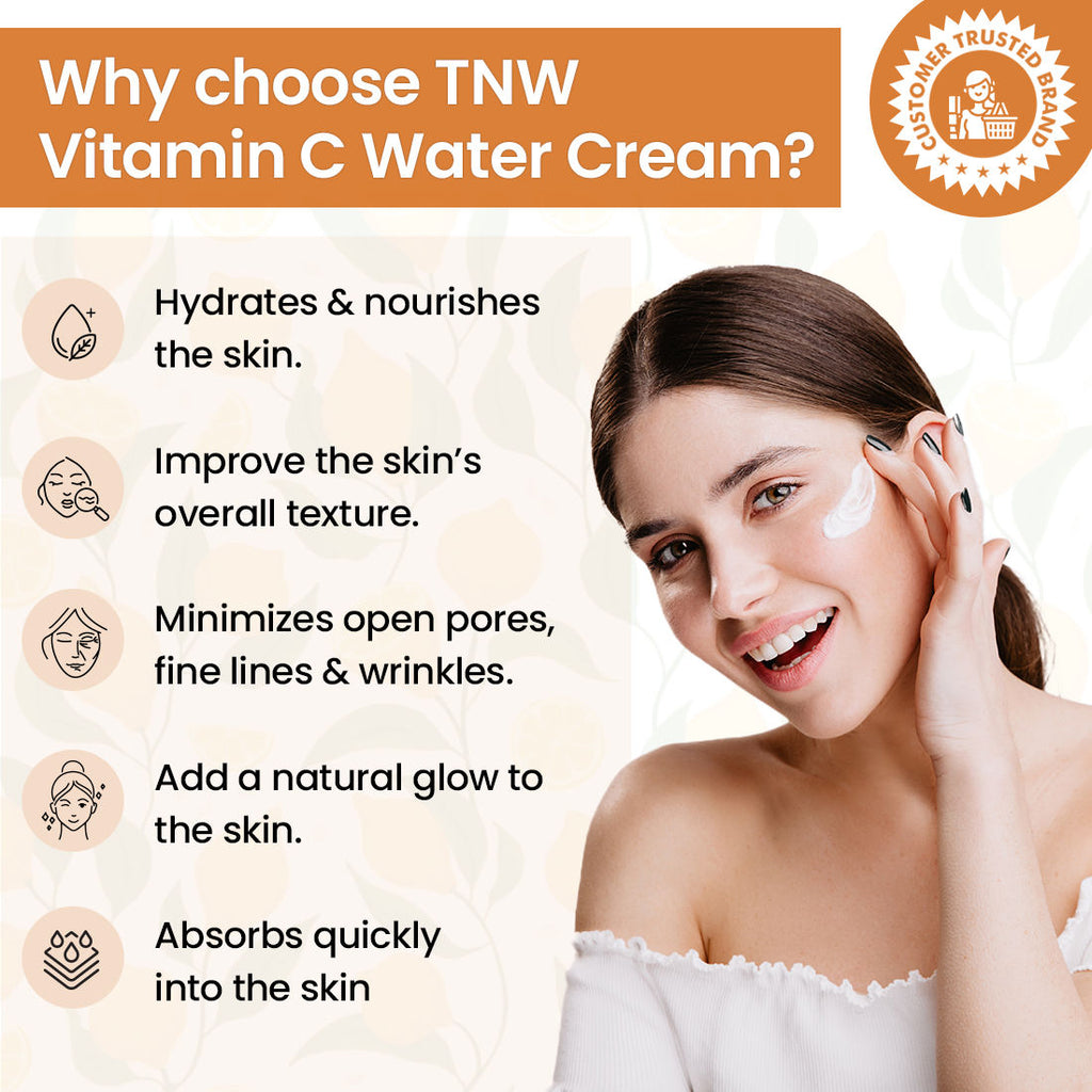 Vitamin C Water Cream Face Moisturizer With Orange Peel & Niacinamide