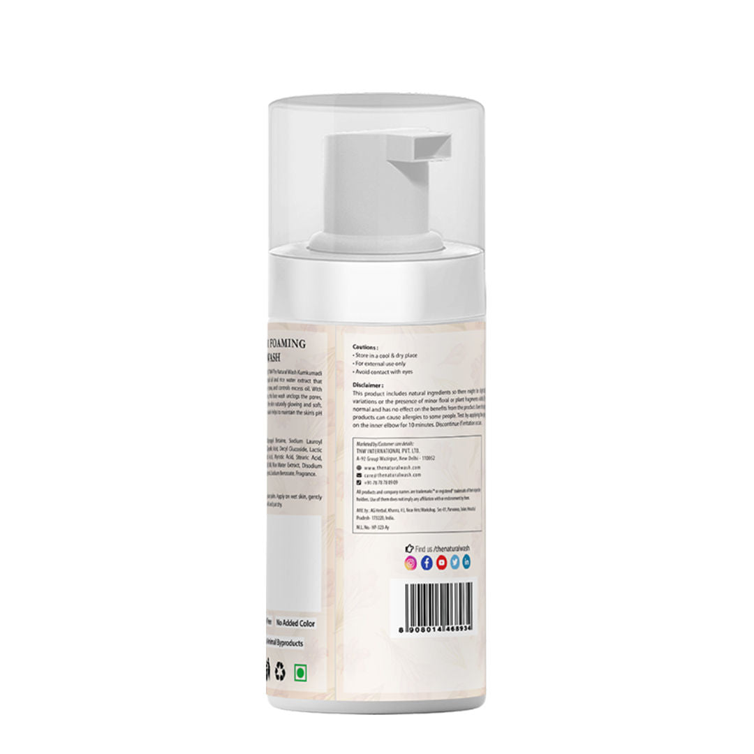 Oil-Controlling Kumkumadi Foaming Face Wash For Glowing Skin