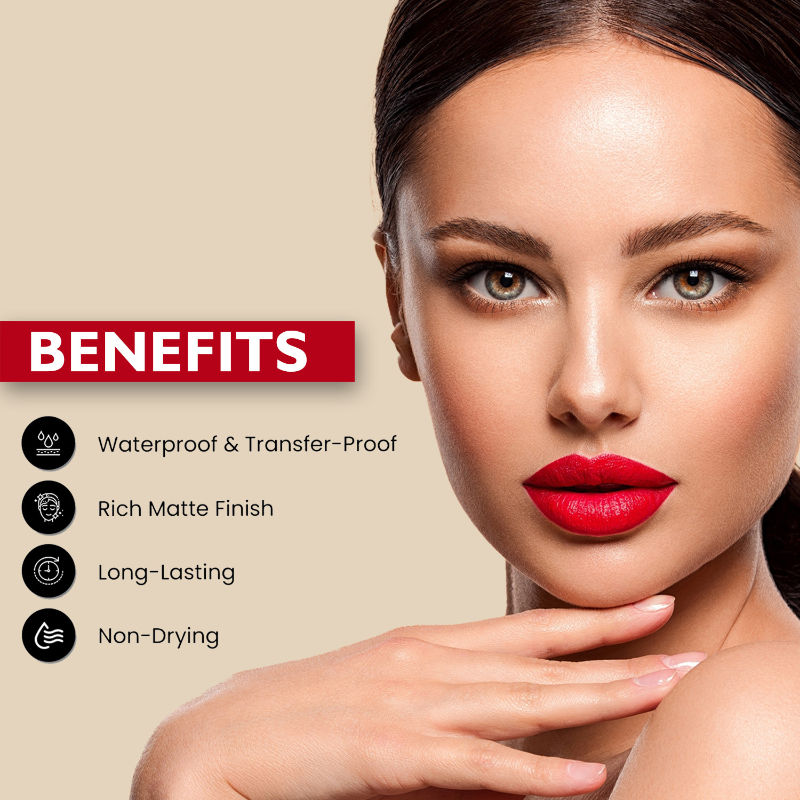 Non-Transfer Matt Waterproof Lipstick