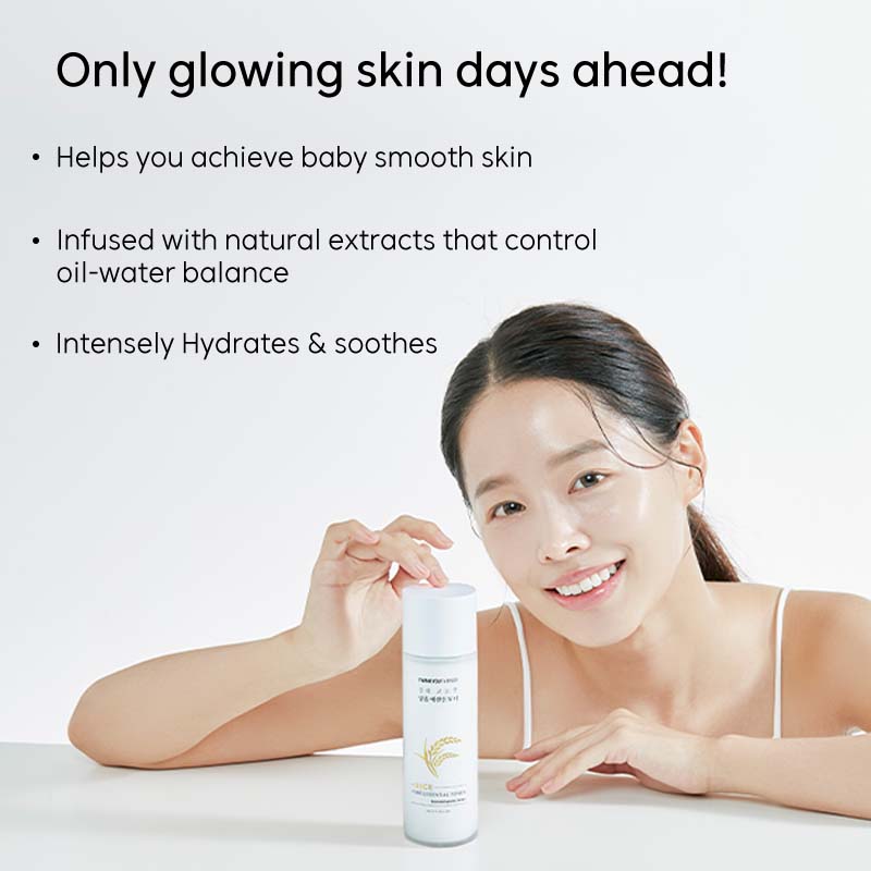 Rice Korean Niacinamide Toner- Brightening & Pigmentation, Dermatologically Tested