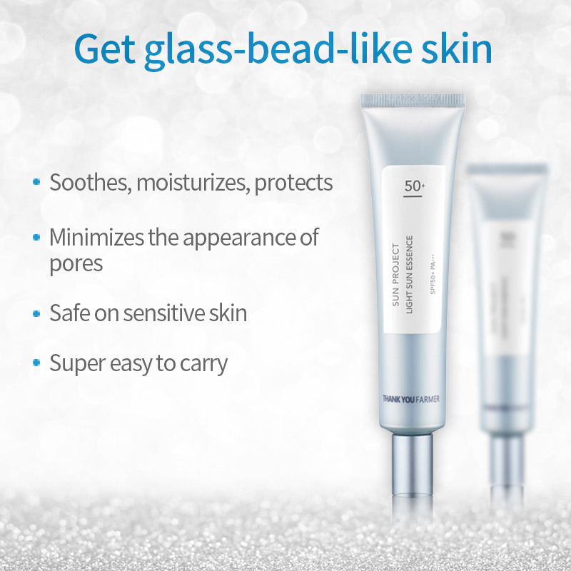 Korean Sun Essence SPF50+ PA+++ - Soothing Sunscreen with Aloe Vera