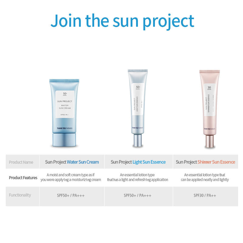 Korean Sun Essence SPF50+ PA+++ - Soothing Sunscreen with Aloe Vera