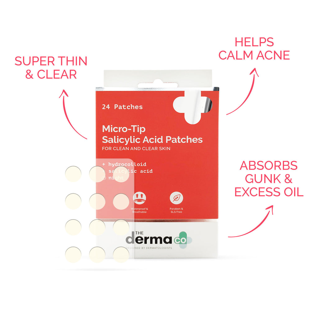 Micro-tip Acne Patches With Salicylic Acid and Hydrocolloid For Clean & Clear Skin - 24 Patches
