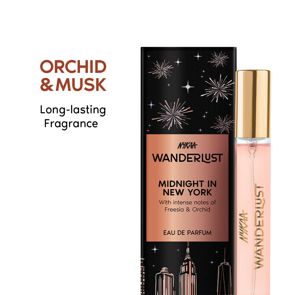 Nykaa Wanderlust Forbidden Garden EDP For Women Travel Perfume Jasmine & Magnolia Long Lasting - Midnight in New York