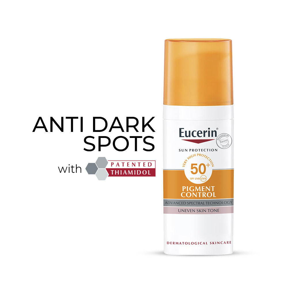 Pigment Control Sunscreen Fluid SPF50+ Has Thiamidol Prevent & Reduce Darkspot Is Nonsticky