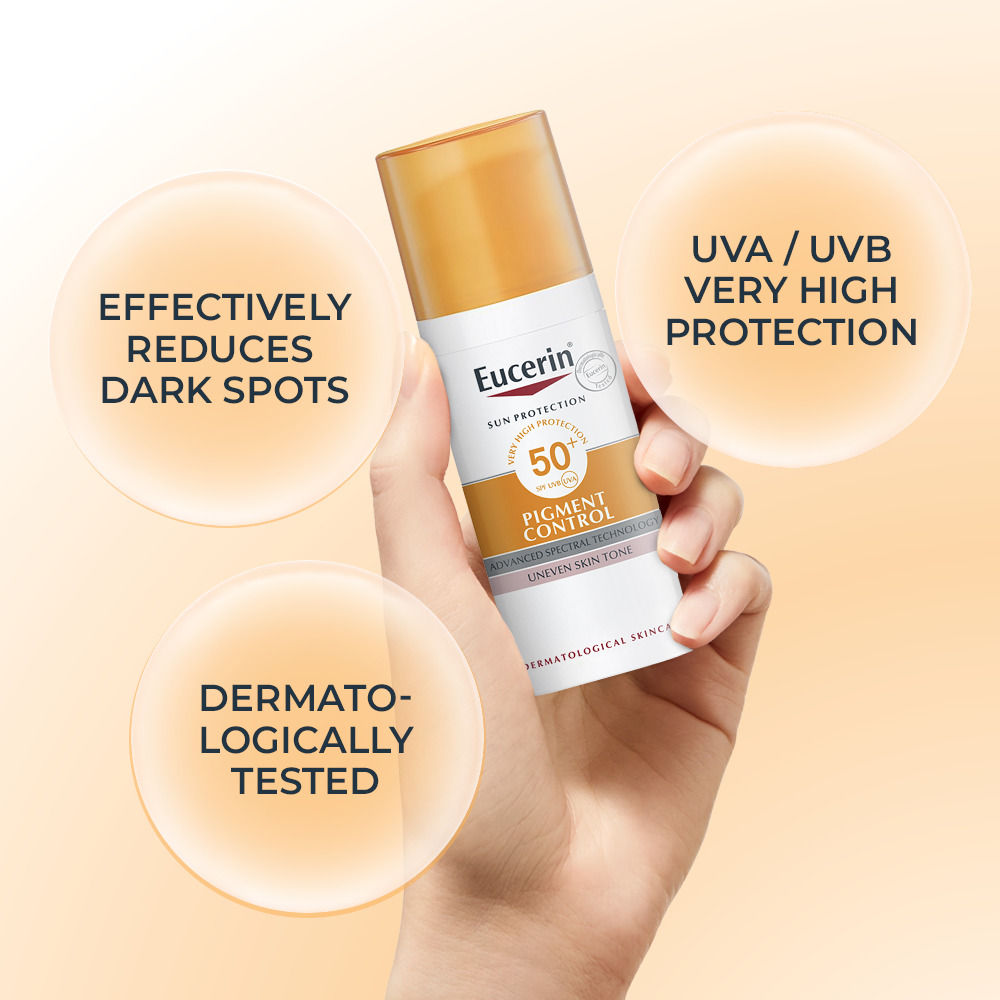 Pigment Control Sunscreen Fluid SPF50+ Has Thiamidol Prevent & Reduce Darkspot Is Nonsticky