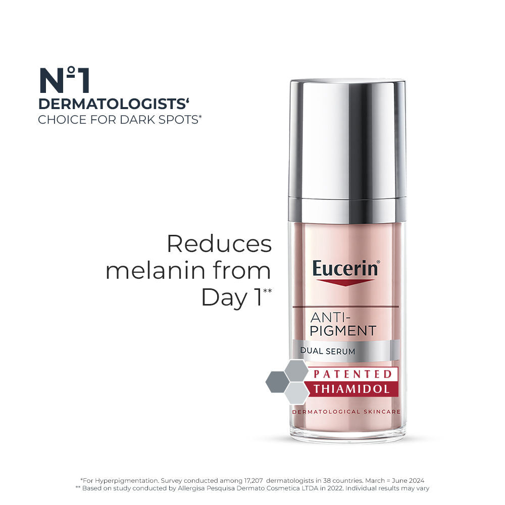 Anti-Pigment Dual Serum With Thiamidol & Hyaluronic Acid , Reduces Dark Spots & Rejuvenates