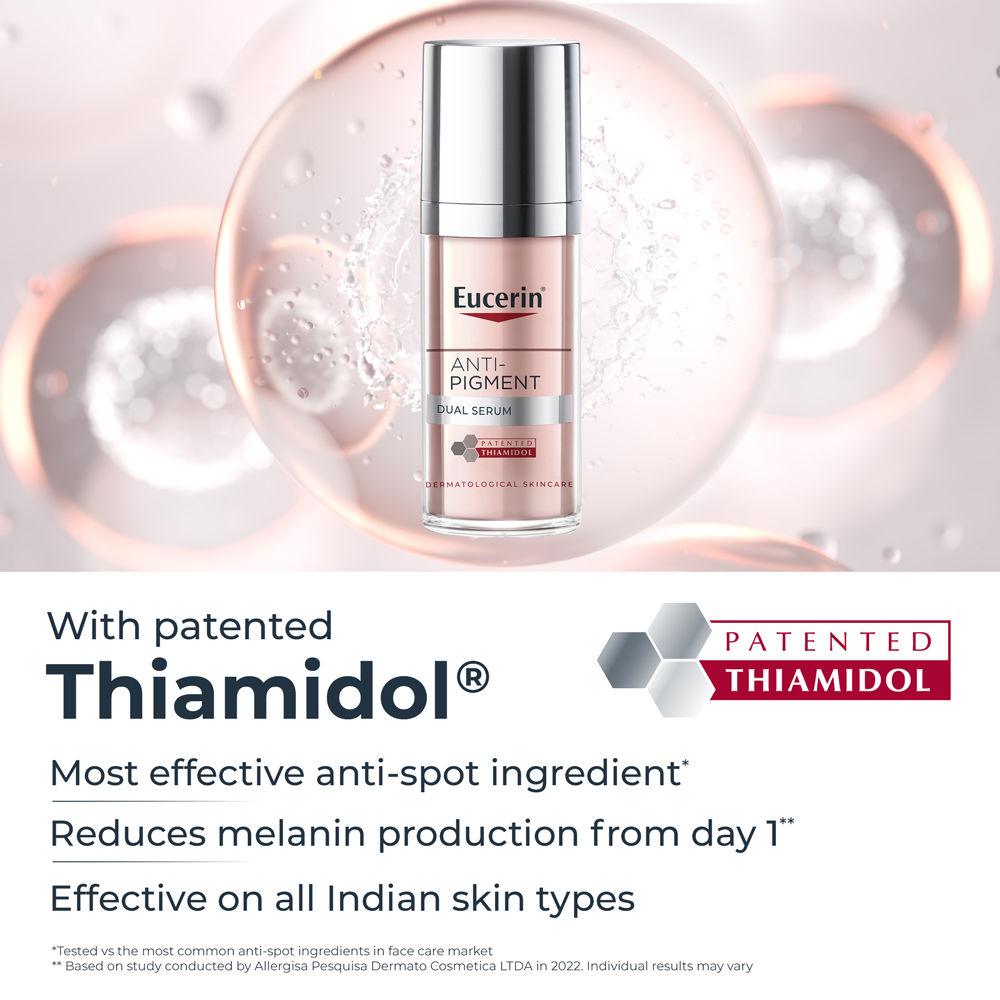 Anti-Pigment Dual Serum With Thiamidol & Hyaluronic Acid , Reduces Dark Spots & Rejuvenates