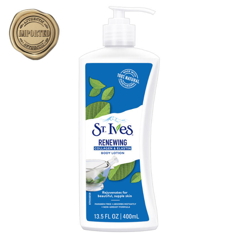 Renewing Collagen & Elastin Body Lotion, 100% Natural Moisturizers