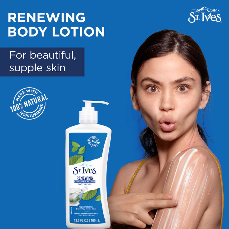 Renewing Collagen & Elastin Body Lotion, 100% Natural Moisturizers