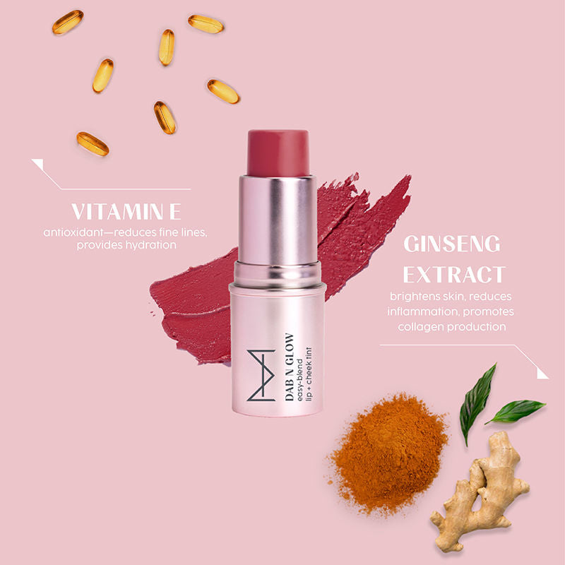 Dab N Glow Easy-Blend Lip + Cheek Tint