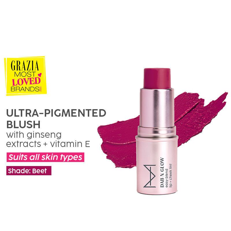Dab N Glow Easy-Blend Lip + Cheek Tint - Beet