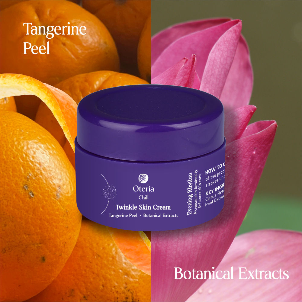 Twinkle Skin Cream With Tangerine Peel For Pigmentation And Dark Spots PM Routine