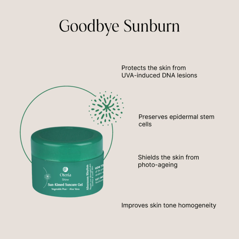 Sun Kissed Sun Care Gel With Aloe Vera Soothes Sun Damaged Skin, Suited For All Skin Types
