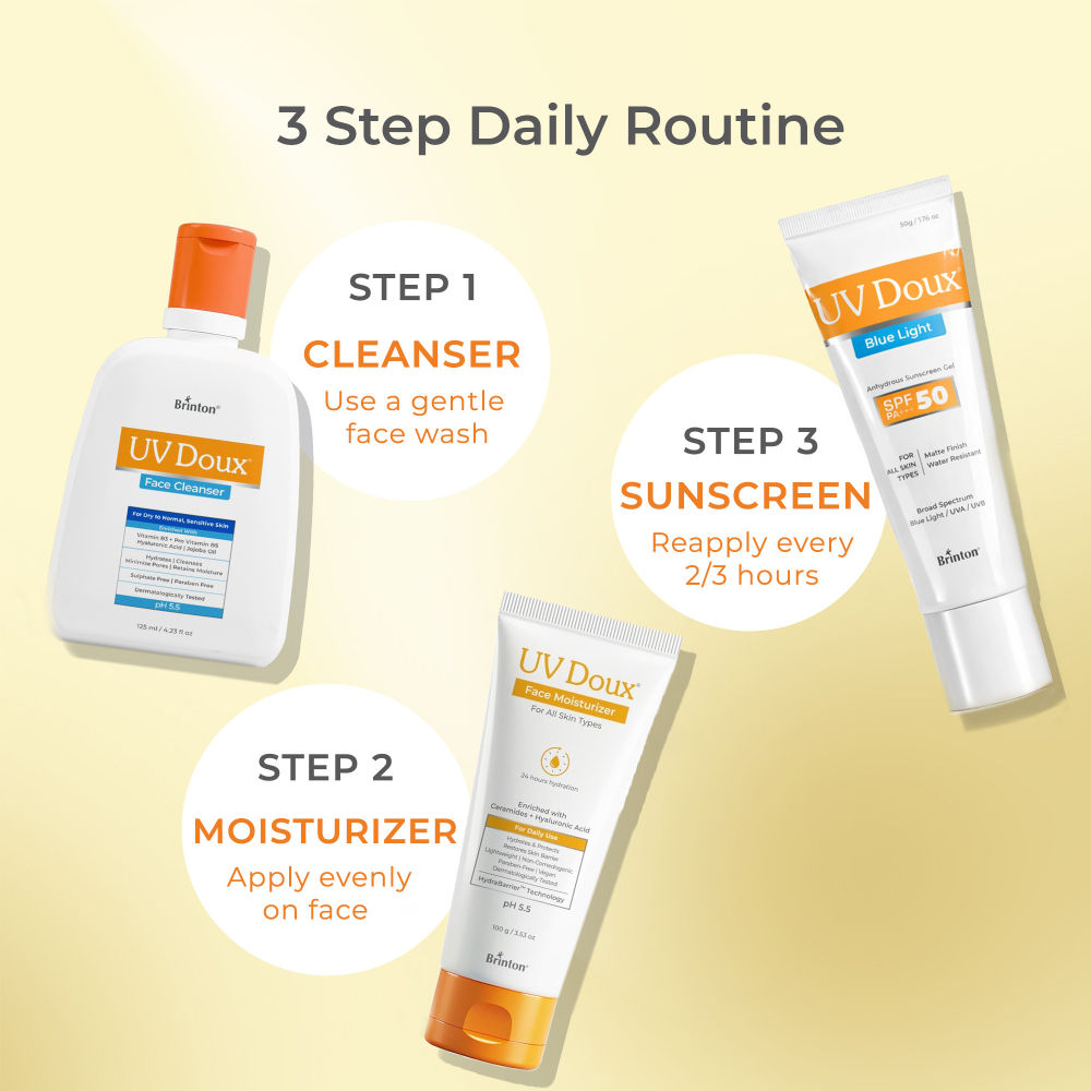 UV Doux Blue Sunscreen