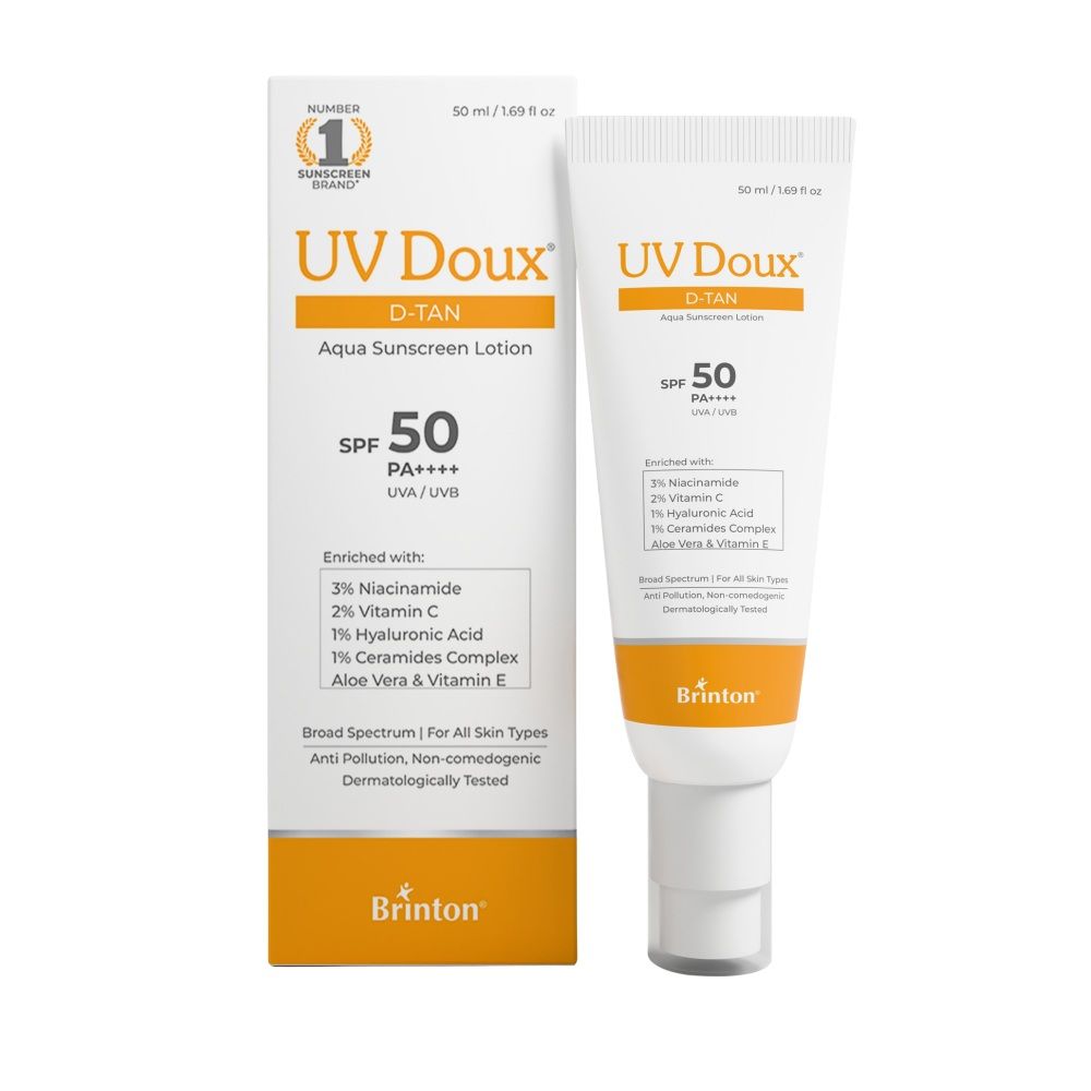 UV Doux D-Tan Aqua Sunscreen Lotion SPF 50 PA ++++