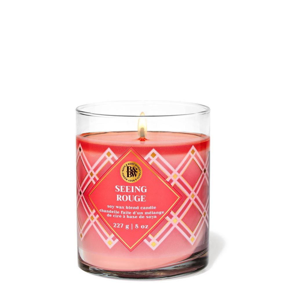 Seeing Rouge Single Wick Candle