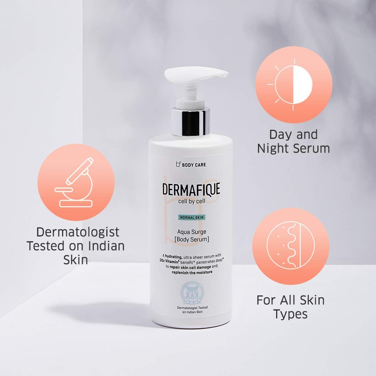 Aqua Surge Body Lotion Serum For Luminous Skin, With 10X Vitamin E