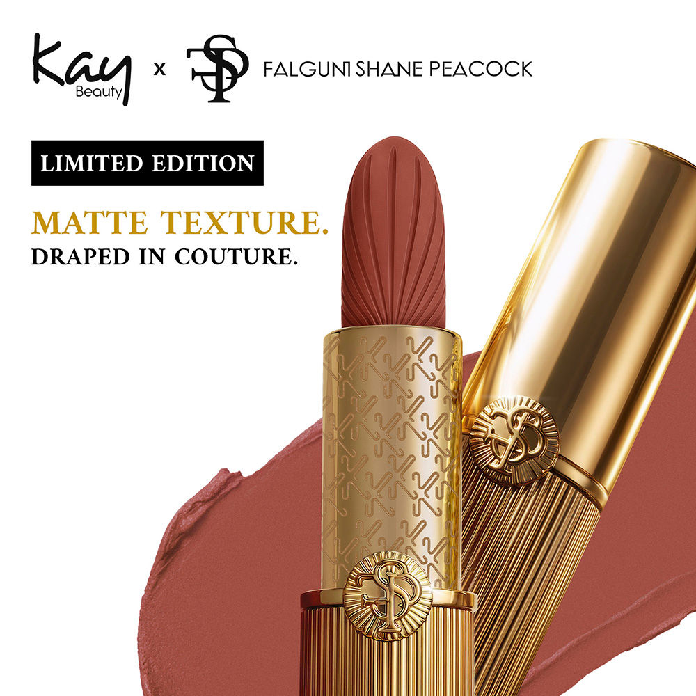 x Falguni Shane Peacock Luxe Matte Lipstick - Peach Zardosi