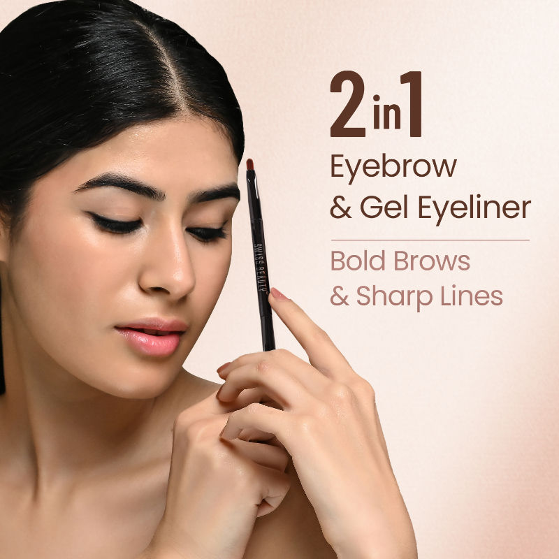 3 In 1 Eyeliner, Eyebrow Filler and Kajal , 24-Hour Stay ,Waterproof