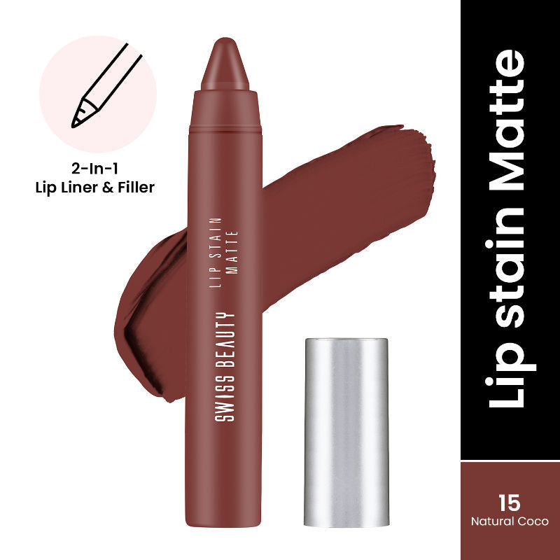 Lip Stain Matte Lipstick - 215 Natural Coco