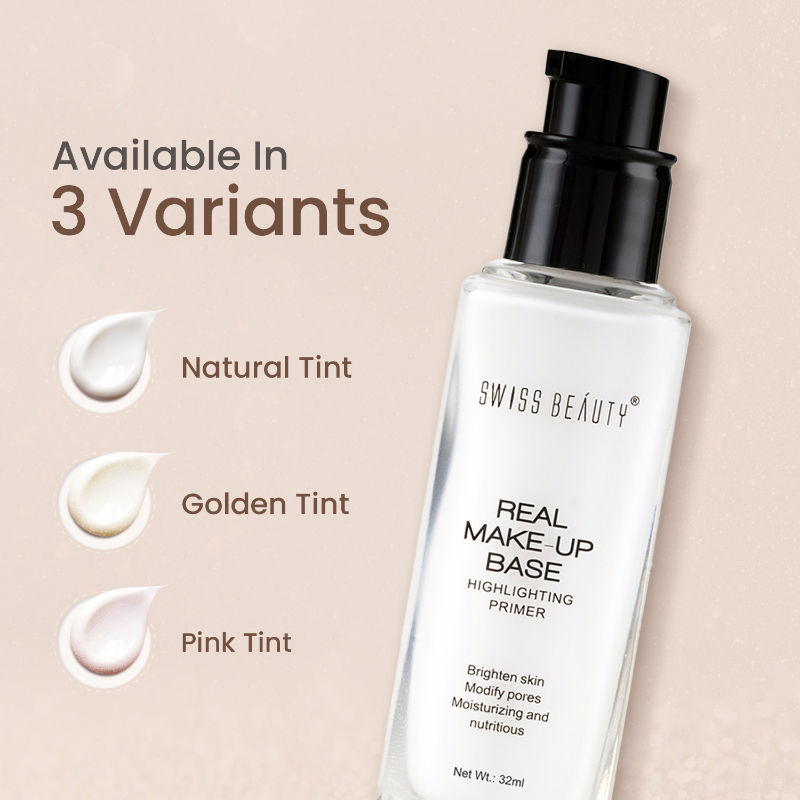 Real Make-Up Base Highlighting Primer , Brighten Skin , Modify Pore