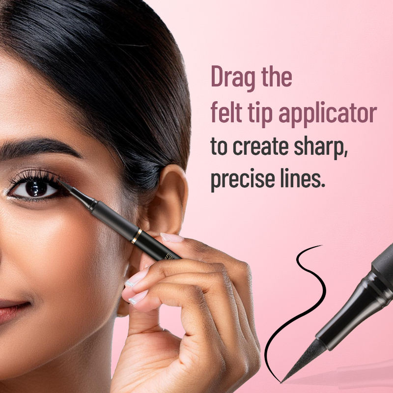 Bold Felt Tip Eyeliner - Jet Black