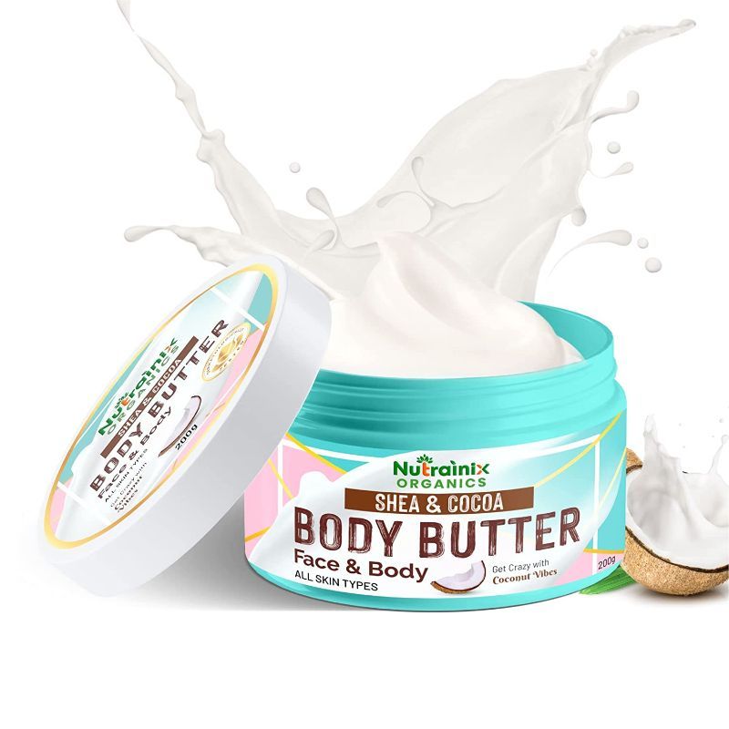 Organics Body Butter With Shea And Cocoa Cream For All Skin Types