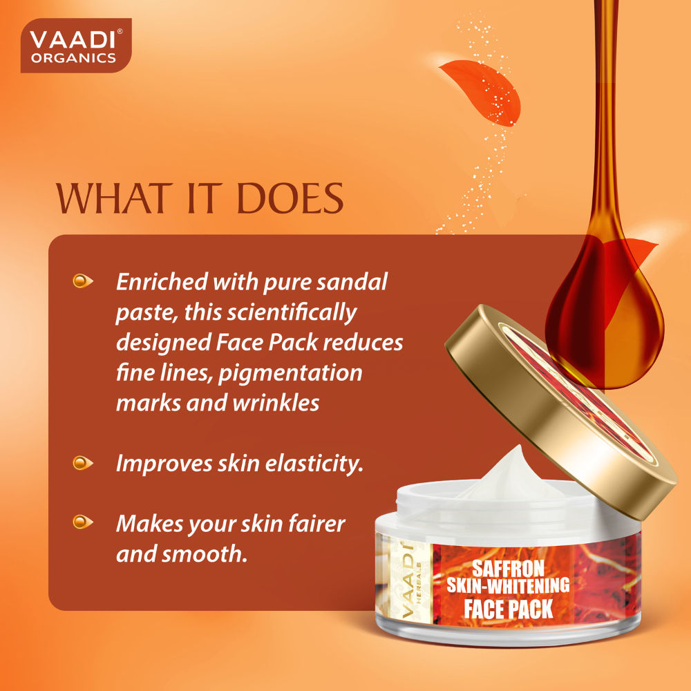 Saffron Skin Whitening Face Pack