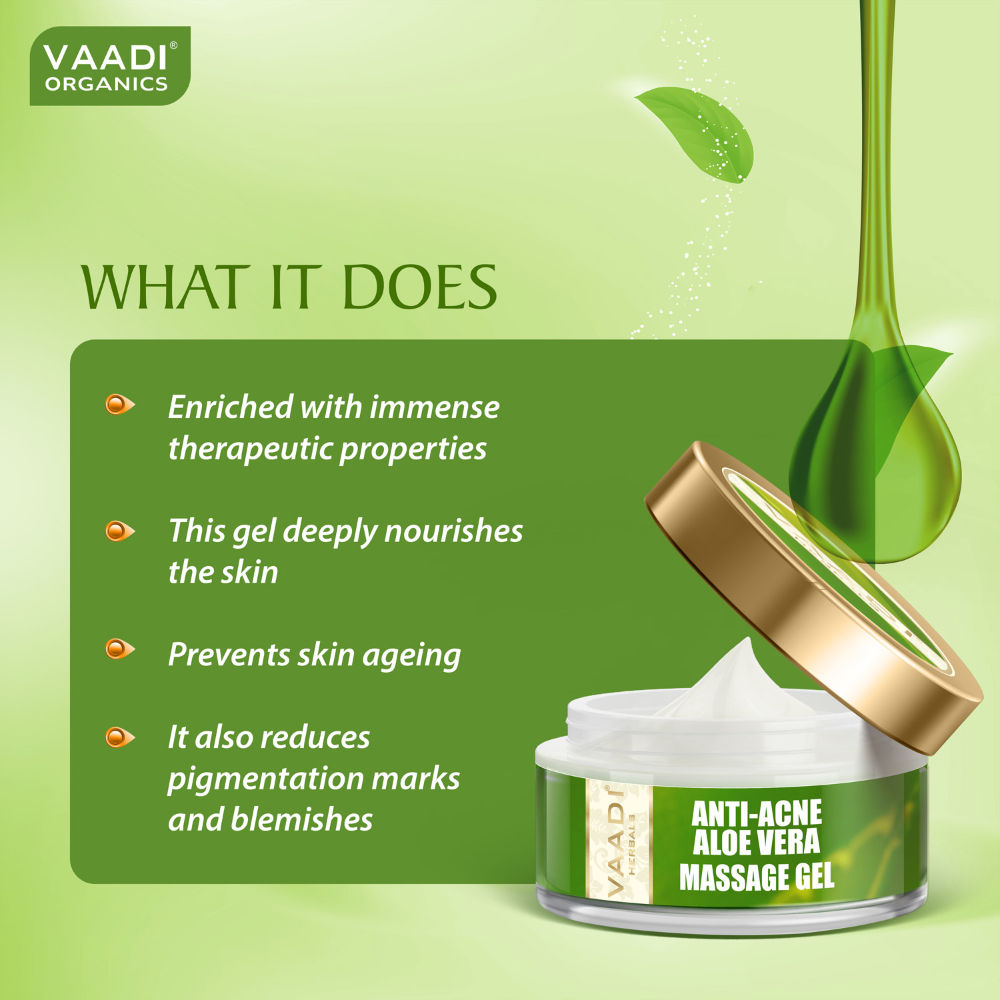 Aloe Vera Anti Acne Massage Gel