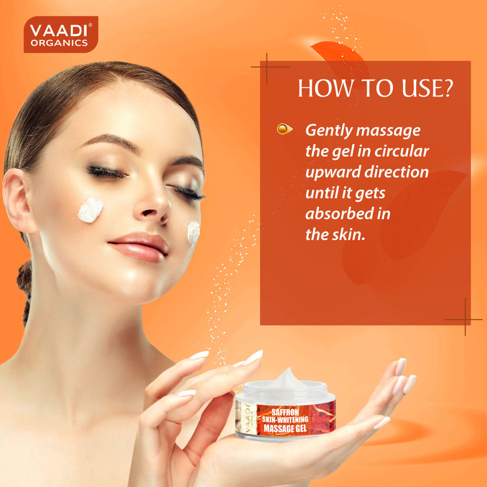 Saffron-Skin Whitening Massage Gel