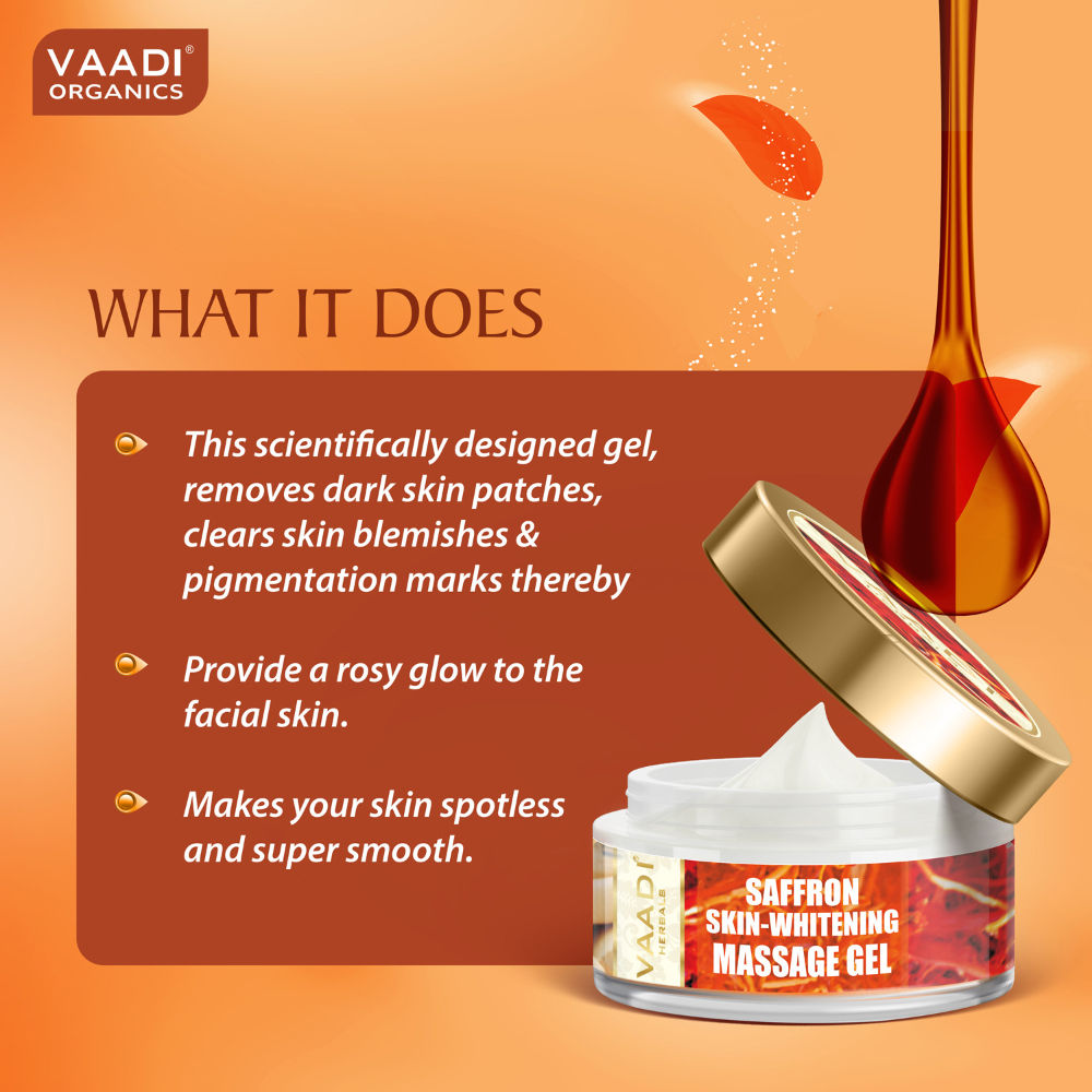 Saffron-Skin Whitening Massage Gel