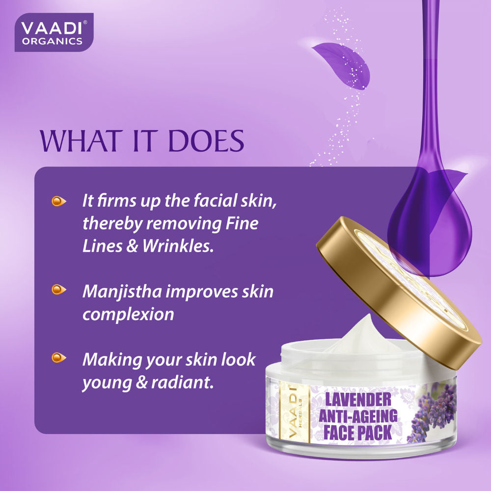 Lavender Anti- Ageing Face Pack