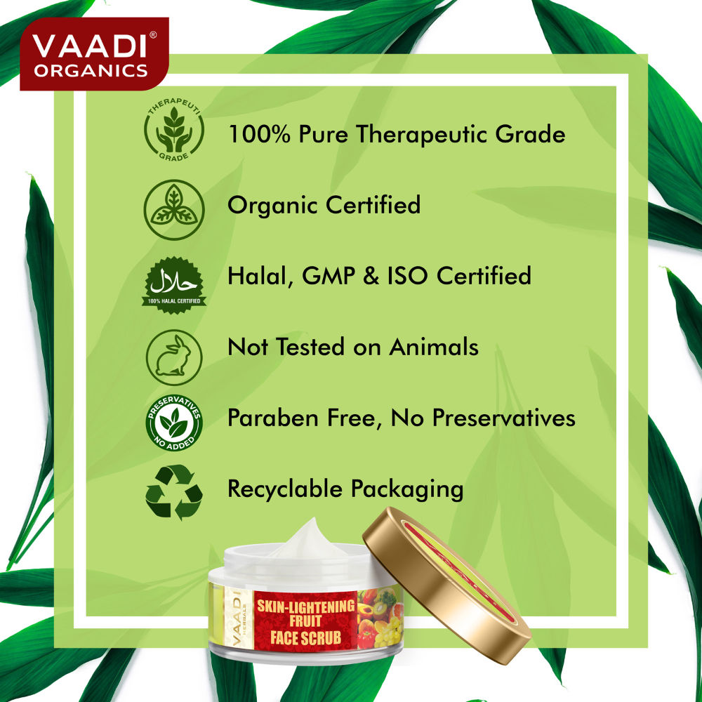 Vaadi Herbal Skin - Lightening Fruit Face Scrub