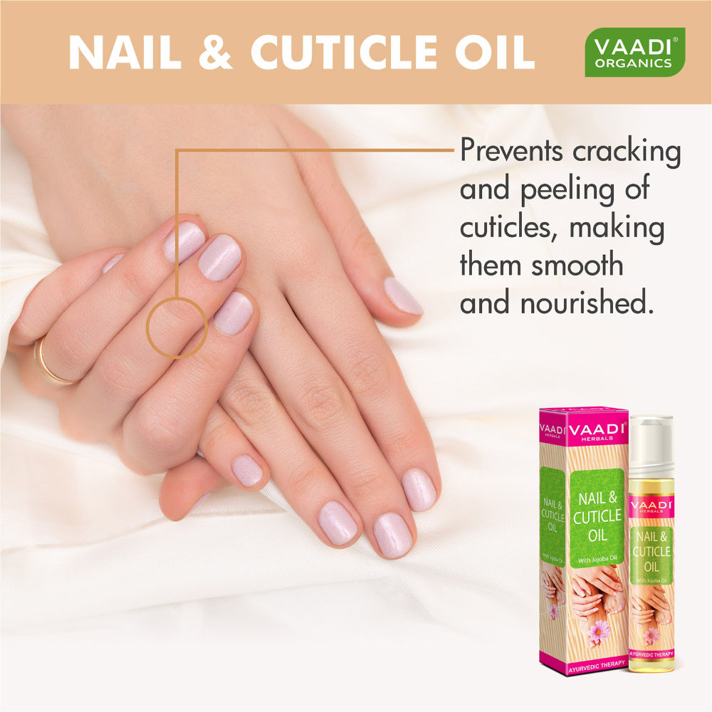Vaadi Herbal Nail & Cuticle Oil with Jojoba Oil