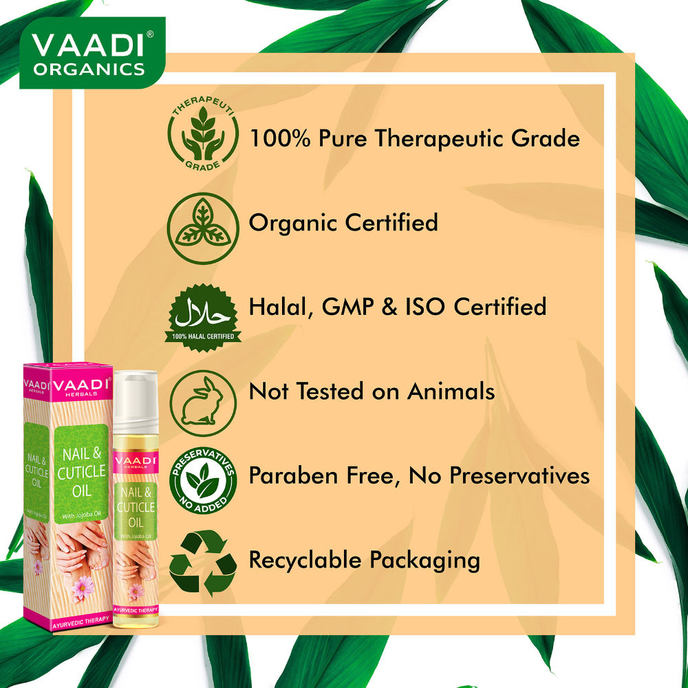 Vaadi Herbal Nail & Cuticle Oil with Jojoba Oil