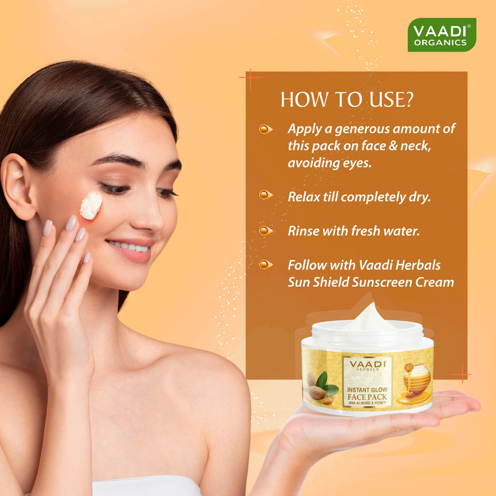 Instant Glow Face Pack With Almond And Honey