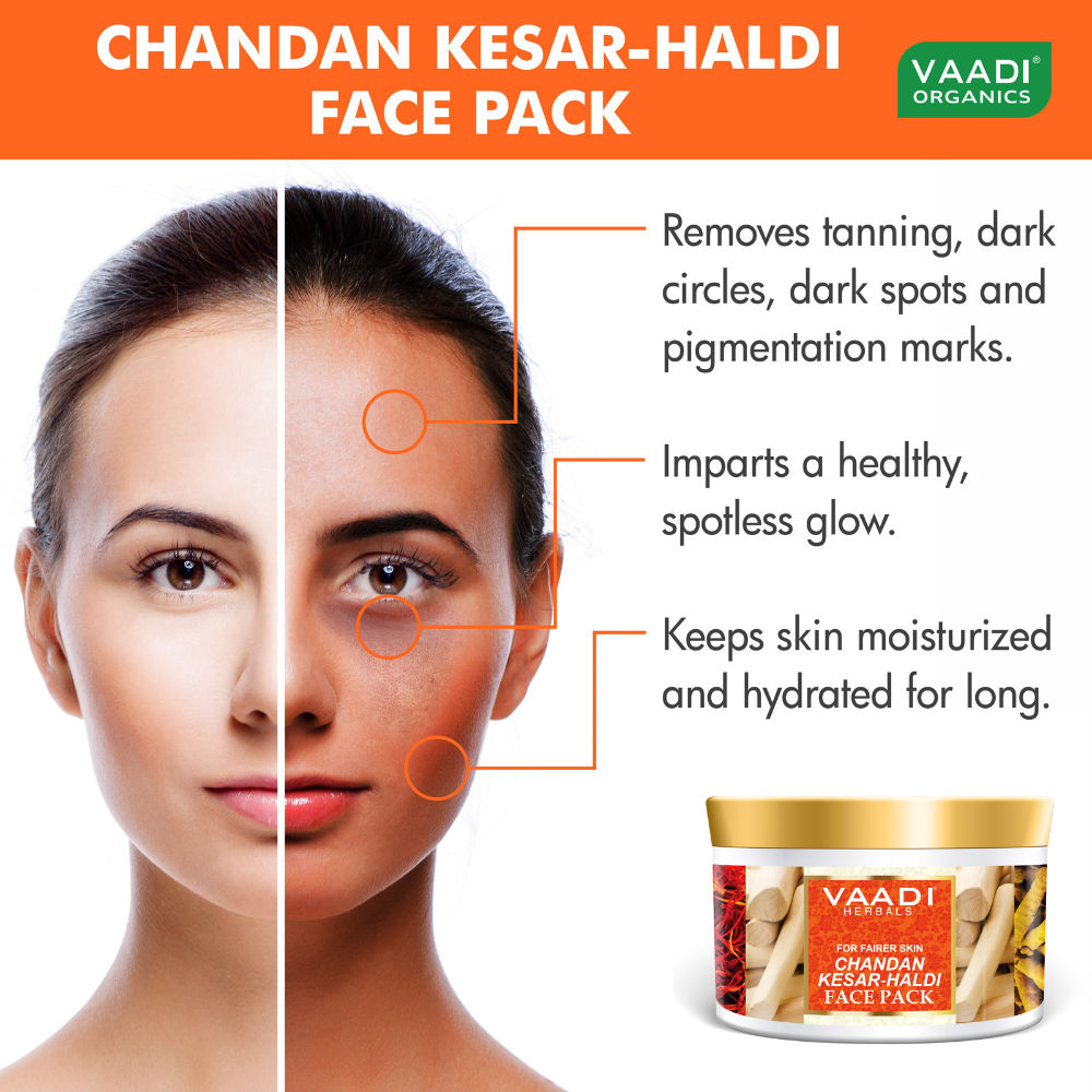 Chandan Kesar Haldi Face Pack