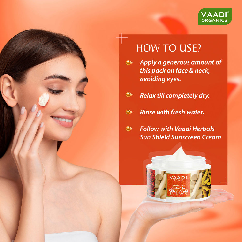 Chandan Kesar Haldi Face Pack