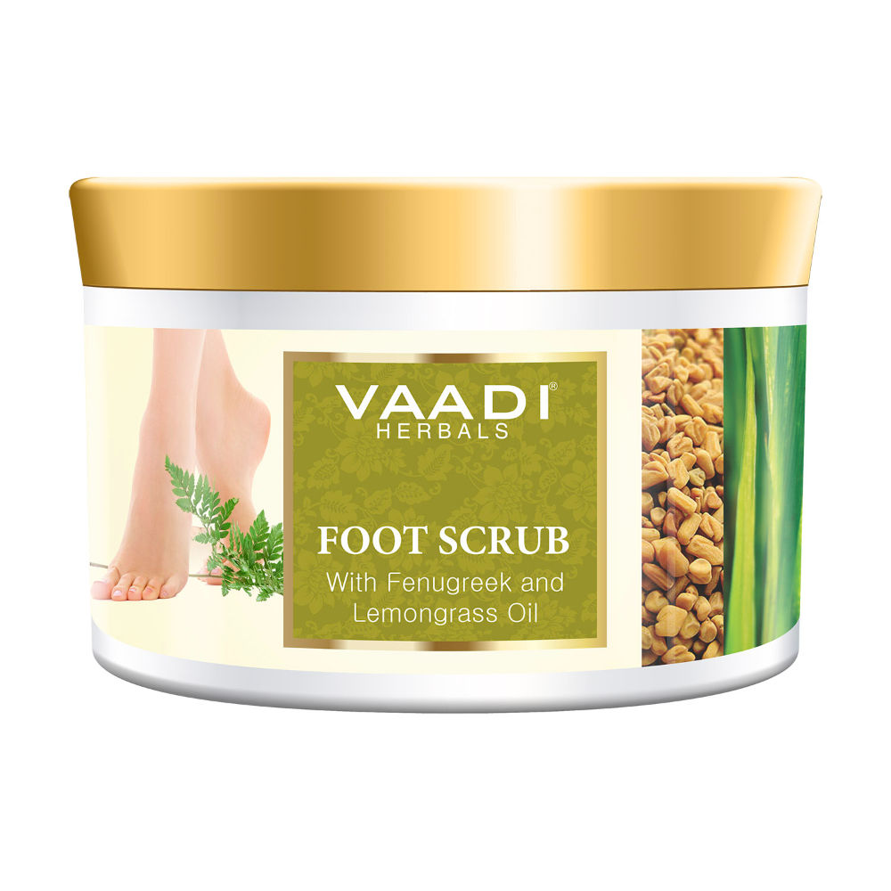 Foot Scrub With Fenugreek & Lemongrass Oil