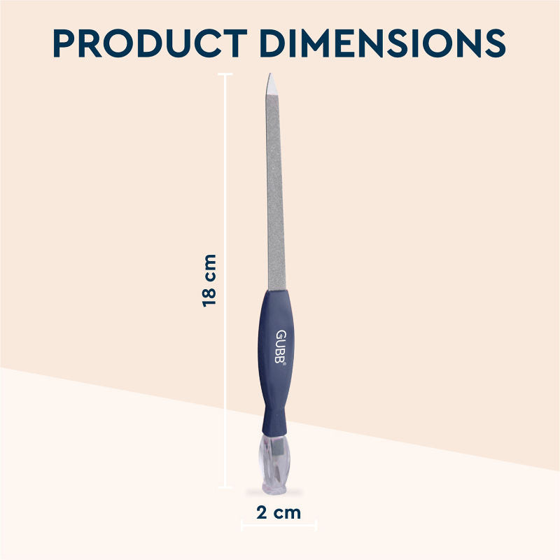 2 In 1 Cuticle Trimmer and Nail File Manicure Tool